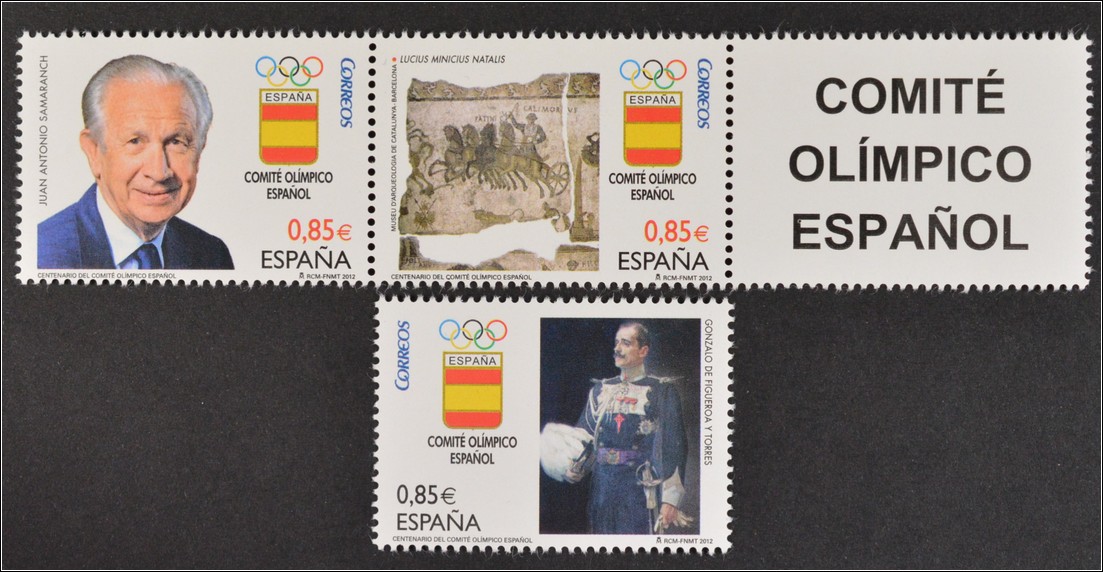 Spanien Spain España 2012 MiNr. 4707-09 100 J. Nationales ...