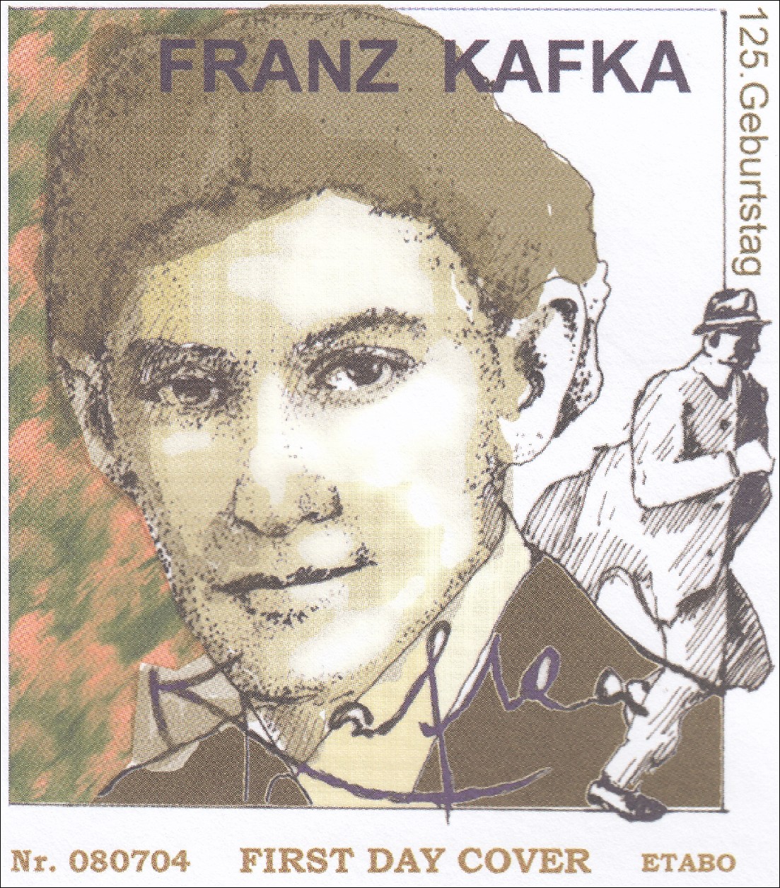 Bund BRD Ersttagsbrief FDC Michel Nr. 2680 125. Geburtstag von Franz