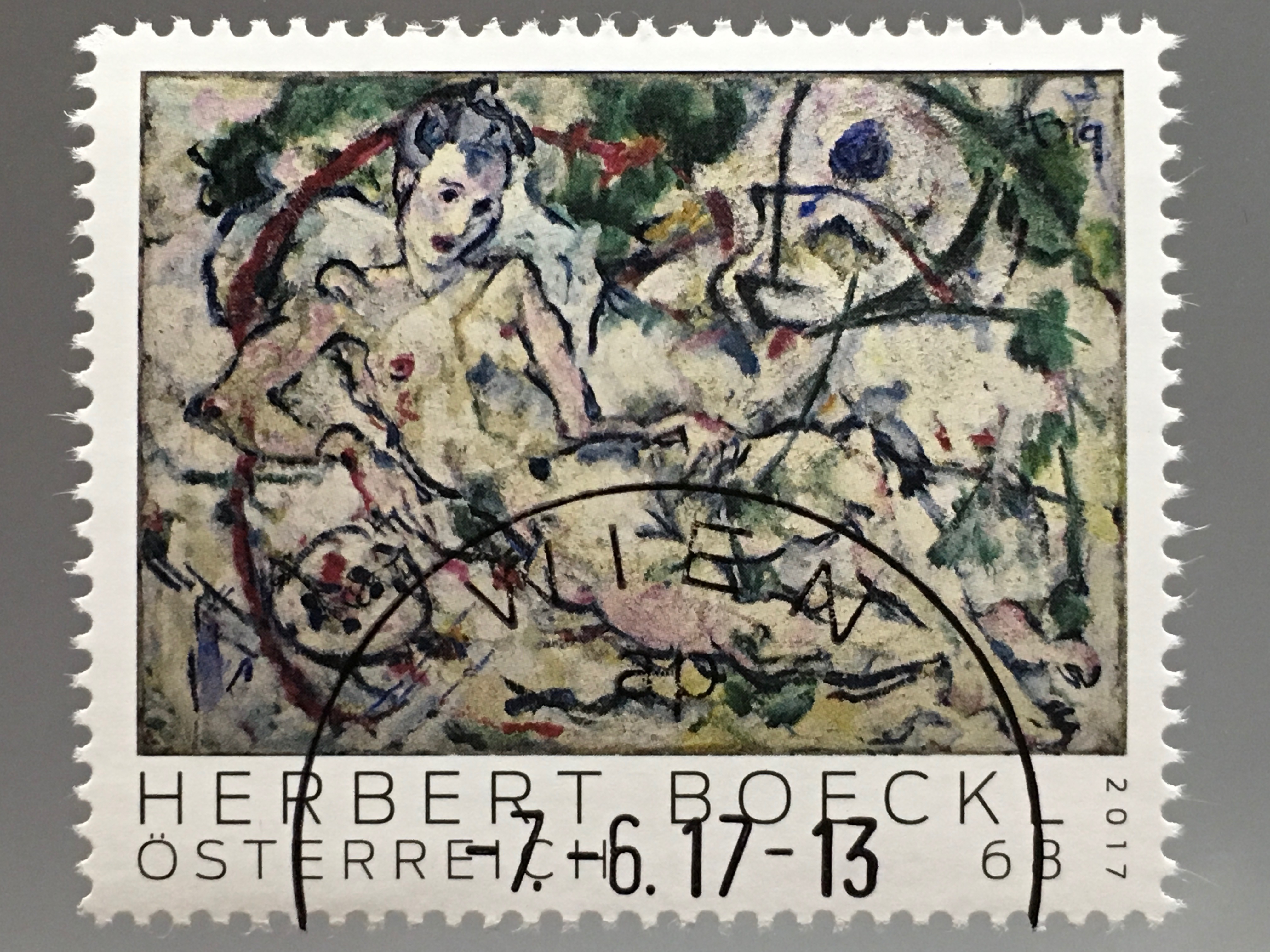 Österreich 2017 Nr. 3347 Moderne Kunst in Österreich Boeckl Gemälde ...