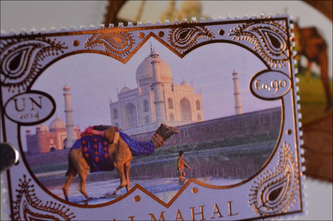 Timbres UNESCO Taj Mahal 2014 – Nations Unies New York – Série Complète Oblitérée – Collectionneur, édition Limitée